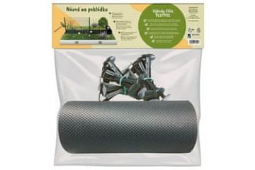 Ostatní Folija EURO tools 125610 LDPE foil 1.4 x 10 m, width 25 cm, 20 pcs of nails, separate knife