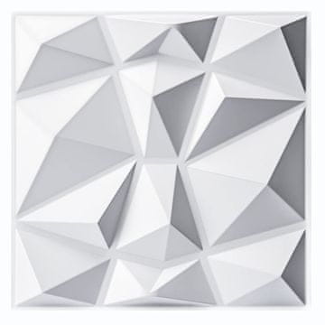 Dollcini 3D PVC stenska plošča geometrijski vzorec 1 kos