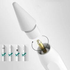 Tech-protect Stylus Tips nadomestne konice za Apple Pencil 4 kosi, bele