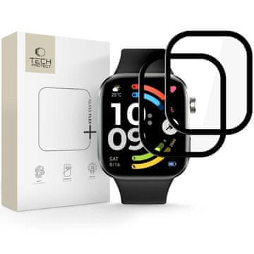 Tech-protect Glass Flex 2x zaščitno steklo za Xiaomi Redmi Watch 6, črno
