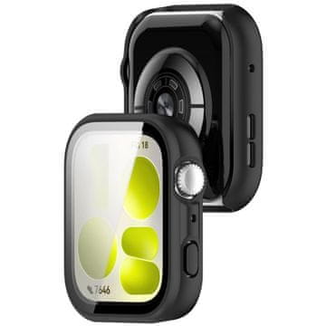 Tech-protect Defense ovitek s steklom za Huawei Watch Fit 5, črn