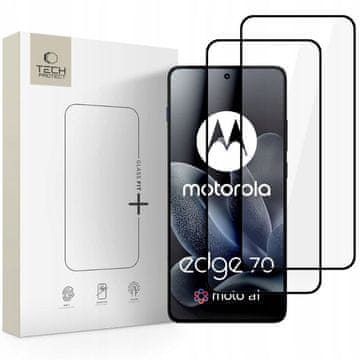Tech-protect Glass Fit 2x zaščitno steklo za Motorola Edge 70 5G, črno