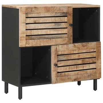 Vidaxl Omare za shranjevanje Rjava in črna 80 x 33,5 x 75 cm