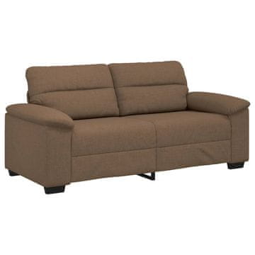 Vidaxl Dvosed kavč rjave barve 180x81x84 cm blago
