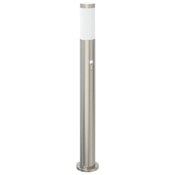 Vidaxl Stebriček s senzorjem 80 cm nerjaveče jeklo IP44