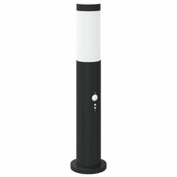 Vidaxl Stebriček s senzorjem 50 cm nerjaveče jeklo IP44
