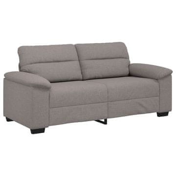 Vidaxl Dvosed kavč taupe 180x81x84 cm blago