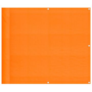 Vidaxl Balkonska pregrada oranžna 90x1000 cm 100 % poliester oxford