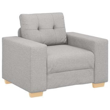 Vidaxl Kavč fotelj oblak siv 100x78x80 cm blago