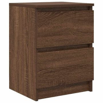 Vidaxl TV omarica rjav hrast 40x35x54 cm inženirski les