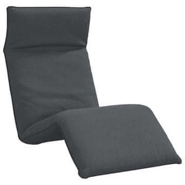 Vidaxl Zložljiv ležalnik antraciten 175x54x8,5 cm oksfordsko blago
