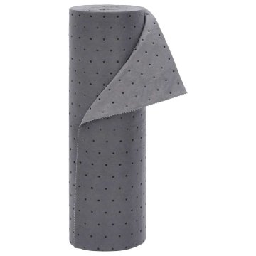 Vidaxl Vpojna blazinica za olje siva 40x1000 cm