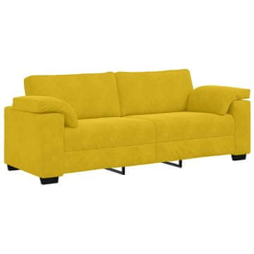 Vidaxl Trosed rumen 220x77x82 cm žamet