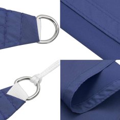 Vidaxl Senčno jadro oksford blago pravokotno 3x4,5 m modro