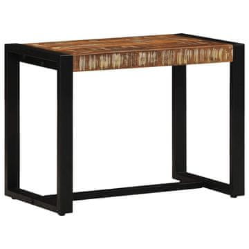 Vidaxl Klop večbarvna 60x35x45 cm masiven predelan les
