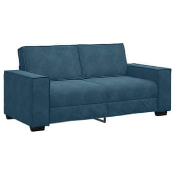 Vidaxl Dvosed moder 180x78x84 cm žamet