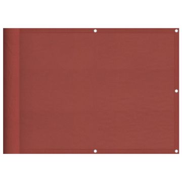 Vidaxl Balkonska pregrada terakota 75x800 cm 100 % poliester oxford