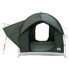 Vidaxl Avto šotor Vojaška zelena 239 x 210 x 210 cm Poliester in jeklo