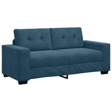 Vidaxl Dvosed moder 180x77x82 cm žamet