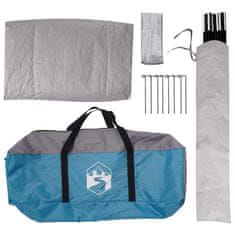 Vidaxl Avto šotor s streho Modra 239 x 210 x 210 cm Poliester in jeklo