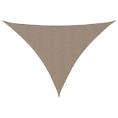 Vidaxl Senčno jadro oksford blago trikotno 4x5x5 m taupe