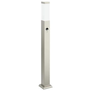 Vidaxl Stebriček s senzorjem 80 cm nerjaveče jeklo IP44