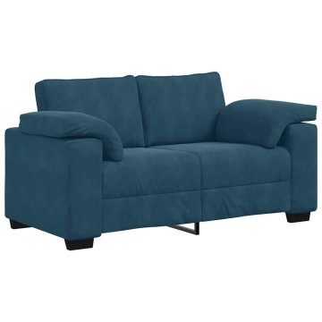 Vidaxl Dvosed moder 160x77x82 cm žamet