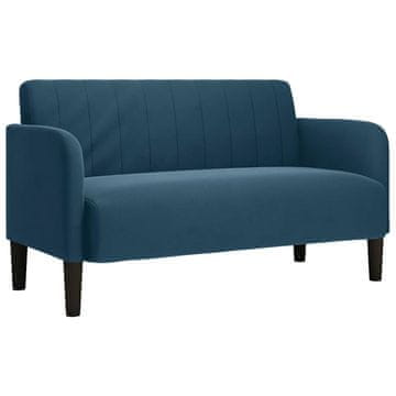 Vidaxl Dvosed moder 109 cm žamet