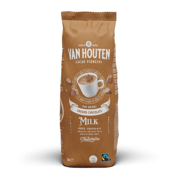 Van Houten Van Houten MLETA MLEČNA temna čokolada 1 kg
