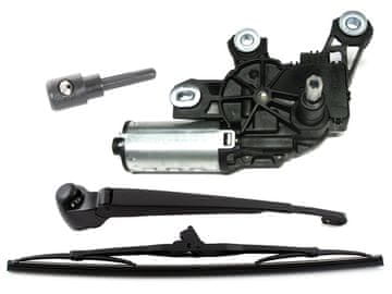 MODECAR VW Bora Variant 99-05 KOMPLET: motor brisalca + ročica zadnjega brisalca + metlica + šoba za pranje zadnjega stekla 3 kosi KOMPLET