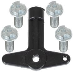 MODECAR Renault Clio II III Laguna II Megane I II Modus Scenic II ključ + 4 vijaki za pokrove koles KOMPLET NORMALNA VERZIJA 28 MM