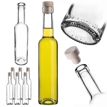 KADAX Komplet steklenic za vino in likerje 250 ml, 6 kosov