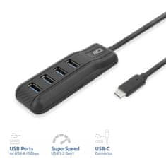 ACT AC6420 4-portni USB C 3.2 Gen1 HUB 5 Gbps