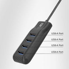 ACT AC6420 4-portni USB C 3.2 Gen1 HUB 5 Gbps