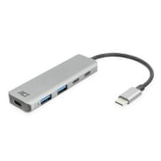ACT AC7072 4-portni USB 3.0 HUB 2x USB A 2x USB C PD 3.2 Gen1