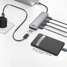 ACT AC7072 4-portni USB 3.0 HUB 2x USB A 2x USB C PD 3.2 Gen1