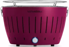 LotusGrill Prenosni žar za oglje G-LI-34P, vijolična