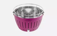 LotusGrill Prenosni žar za oglje G-LI-34P, vijolična