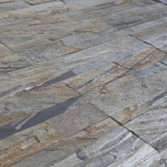 ALFISTYLE ALFIstick 3D samolepilni kamniti oblog Kvarcit Multicolor ESP002 – pakiranje 0,9 m²