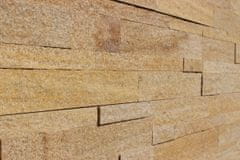 ALFISTYLE ALFIstick 3D samolepljiv naravni peščenjak, zlato peskana ESP006 — pakiranje 0,9 m²