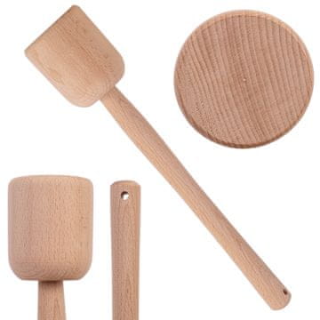 KADAX Leseni pestič za fermentacijo kislega zelja, 31,5 cm