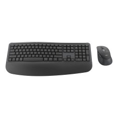 Signature Comfort Plus MK880 komplet miške in tipkovnice, brezžična povezava, penasta opora, grafitna (920-014161)
