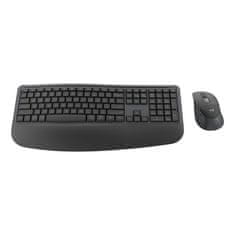 Logitech Signature Comfort Plus MK880 komplet miške in tipkovnice, brezžična povezava, penasta opora, grafitna (920-014161)