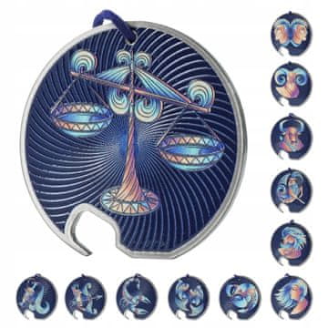 KADAX Odpirač za steklenice s zodiakom, kovinski, kompakten, priročen za uporabo
