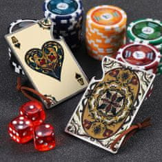 KADAX Odpirač za steklenice s kovinskim desnom, vintage dizajn, poker darilna kartica
