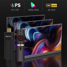 EVEON MX10 TV Stick WiFi 4K, črn