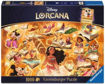 Ravensburger Puzzle Disney Lorcana - Utrinki kraljestva: Jantar 1000 koščkov