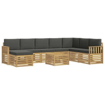 Vidaxl Sedežne garniture Masiven les akacije