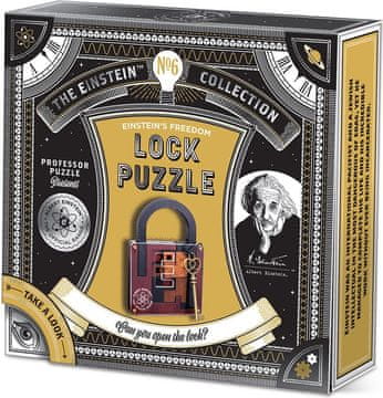 Professor Puzzle Profesorska uganka Albert Einstein Uganka št. 6: Zaklepanje Uganka