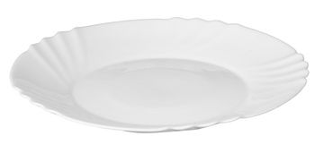 KADAX Desertni krožnik 20 cm, beli stekleni krožnik za torte